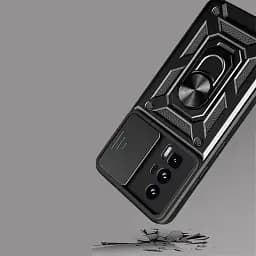 Панель BeCover Military для Poco F5 Pro Black (709997) - мініатюра 3