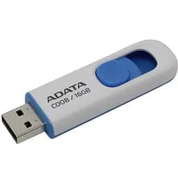 Флеш-накопичувач Adata Flash 16Gb 2.0 C008 White/Blue (AC008-16G-RWE)