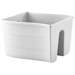 Горщик балконний для поручнів Form-Plastic Хвиля 11 л білий (2488-011)