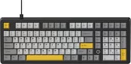 Клавіатура Ajazz AK980 MAX Magnetic switches Black Gray Yellow (AK980-MAX-M-BGY)