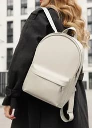 Жіночий рюкзак Sambag Brix Classic сірий 35 х 25 х 12 см (14511030) - мініатюра 5