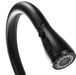 Змішувач для кухні витяжним виливом REA Mild black (REA-B4800) чорний матовий - мініатюра 3