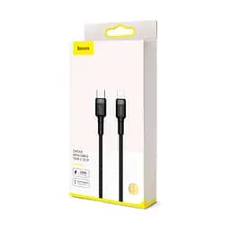 Кабель Baseus Cafule Cable Type-C to lightning PD 18W 1m Gray+Black - мініатюра 2