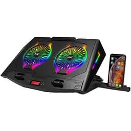 Охолоджувальна підставка для ноутбука Ice Coorel N10 RGB 15-21 дюймів 