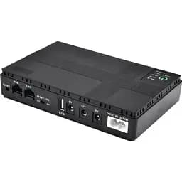 ДБЖ для роутера Merlion MINI DC1018P, 18W, Output: USB-5V, DC-5V/9V/12V, POE-15/24V, 1/2A, Li-ion 10400mAh, 160х105х32мм - мініатюра 2