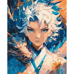 Картина по номерам Brushme Хранитель драконов 40x50 см