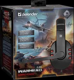Гарнітура Defender Warhead G-160 Black (64113) - мініатюра 3