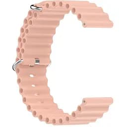 Ремінець для Samsung Galaxy Watch 4 44mm - рожевий ширина кріплення 20мм силікон Watchbands Hump (W22-3WB10289017)