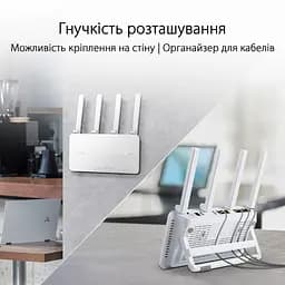 Asus Маршрутизатор ExpertWIFI EBR63 AX3000 4xGE LAN 1xGE WAN 1xUSB3.2 1xUSB2.0 MU-MIMO OFDMA MESH - мініатюра 8