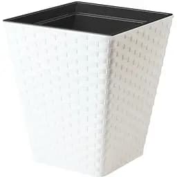 Горщик для квітів Form-Plastic Rattana квадро-40 41 л білий (3880-011)