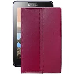 Чехол StatusCASE из экокожи для планшета Lenovo Idea Pad A3500 Бордовый