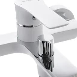 Змішувач для ванни з коротким зливом Mixxus Premium Eva 009 Euro white MI5811 Білий матовий - мініатюра 3