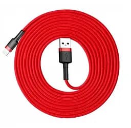 Кабель USB Baseus Cafule Lightning Cable 3 м 2A Красный (CALKLF-R09)