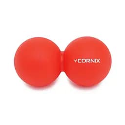 Массажный мяч двойной Cornix Cornix Lacrosse DuoBall 6.3 x 12.6 см XR-0112 Red