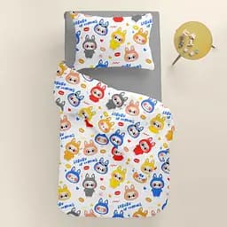 Дитяча постільна білизна Cosas LABUBU FUN CS6 110х140см (LabubuFun_El80-53Graphite_140) - мініатюра 2