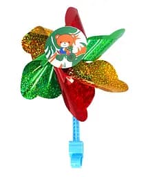 Вітрячок дитячий з кріпленням на кермо самоката / велосипеда блакитний (G00010452)