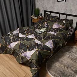 Підковдра Moon&Star Мікросатин Premium Golden Marble Євро 200x220 см - мініатюра 4