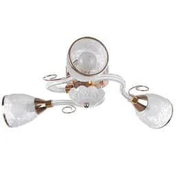 Люстра Brille стельова з підсвічуванням LED E14 40W G (LK-511S/3)