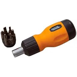 Отвертка с набором бит Mastertool реверсивная (6 предметов) 40-0517
