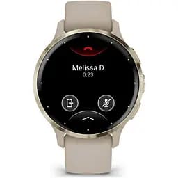 Смарт-годинник Garmin Venu 3S Soft Gold Stainless Steel Bezel with French Gray Case and Silicone Band (010-02785-02/52) [130196] - мініатюра 3