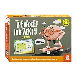 Тренажер інтелекту II рівень Ранок 1443003, 40 завдань, українська мова