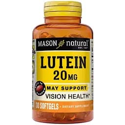 Лютеин Mason Natural 20 мг 30 капсул
