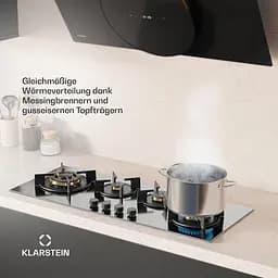 Варильна поверхня газова Klarstein Goldflame 4 Slim (10046473) - мініатюра 4