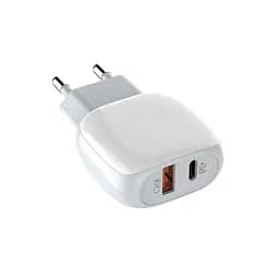 Комплект блок і кабель LDNIO Type-C to Lightning Cable A2313C 1USB і 1Type-C білий - мініатюра 3