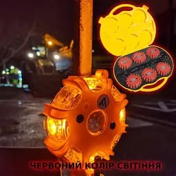 Комплект ліхтарів професійних Mactronic M-Flare (65 Lm) Red Magnet Synch Recharg 12/220V (PSD0017) - мініатюра 3