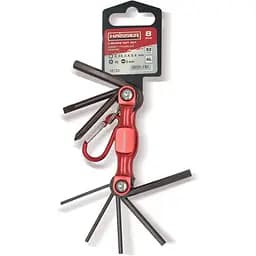 Набір Г-подібних ключів Hex Haisser розкладний 8 предметів (130592)