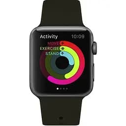Ремінець Uwatch Silicone Strap for Apple Watch 42/44 mm Dark Olive - мініатюра 3