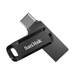 Накопичувач 32GB USB 3.1 Type-A + Type-C Ultra Dual Drive Go Чорний SanDisk teh0013410 - мініатюра 3