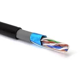 Кабель сетевой Merlion FTP 305м КНПЕ (4*2*0,51) 4Р 24AWG [СCA] Black (03496)