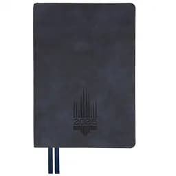 Дневник-деловая записная книжка А5 Leo Planner Leader 2026 мягкий синий 368 страниц (252689)