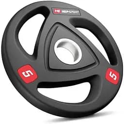Набір олімпійський Hop-Sport PRO 55кг з грифом 165см - мініатюра 5