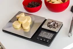 Ваги кухонні KitchenAid Measuring з подвійною платформою срібні (KQ909G) - мініатюра 12
