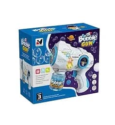 Пістолет з мильними бульбашками YH 358-2, механічний, підсвічування, в коробці (6969230190032)