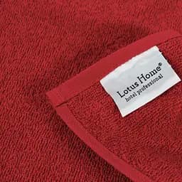 Рушник Lotus Home - Hotel Basic червоний 30x50 (16/1) 400 г/м² - мініатюра 4