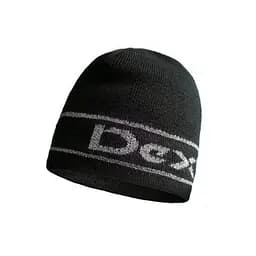 Шапка водонепроникна DexShell Beanie Reflective Logo чорна з лого S/M 56-58 см