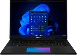 MSI Ноутбук MSI Titan 18 HX AI A2XWIG-269UA 18" UHD+, Intel U9-285HX, 64GB, F4TB, NVD5080-16, W11P, чорний