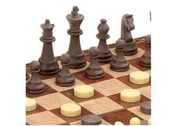 Настільна гра CAYRO Магнітні шахи-шашки великі (поле 32x32 см) (455) - мініатюра 2