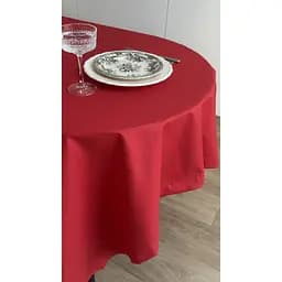 Скатертина  Ecotton Duck водовідштовхувальна 170х220 см Red (25338) - мініатюра 4