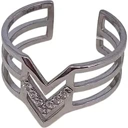 Срібна незамкнена каблучка Імперія золота. КВ1449С 16,5