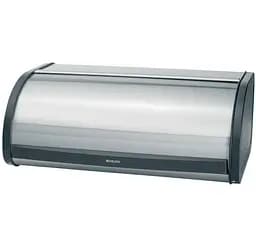 Хлібниця металева Brabantia Roll Top Bread Bin 44.5x26.2х17.3 см срібляста (299445) - мініатюра 2