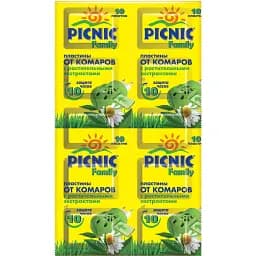 Пластини від комарів Picnic Family від комарів 10 шт.