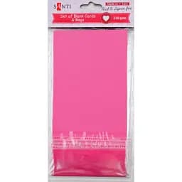 Набор из розовых заготовок для открыток Santi 10х20 см 230г/м2 5 шт. (952292)