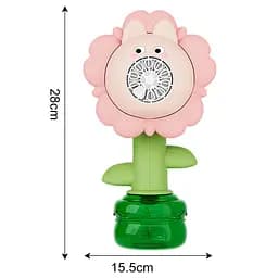 Мильні бульбашки Flower Bubble Machine BJC-5ABunny-Pink зі світлом - мініатюра 2