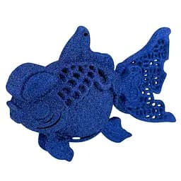 Ялинкова іграшка MIS LT Рибка 12х4х8 см синій