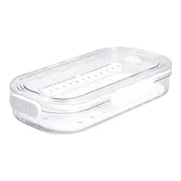 Контейнер для зберігання продуктів Yiwu HP-27-7 пластиковий з індикатором дати білий