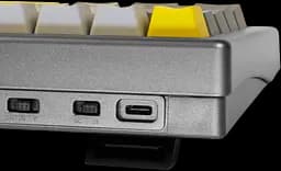 Клавіатура бездротова Epomaker EK68 Flamingo Switch UA RGB Black (EK68-B-F) - мініатюра 3